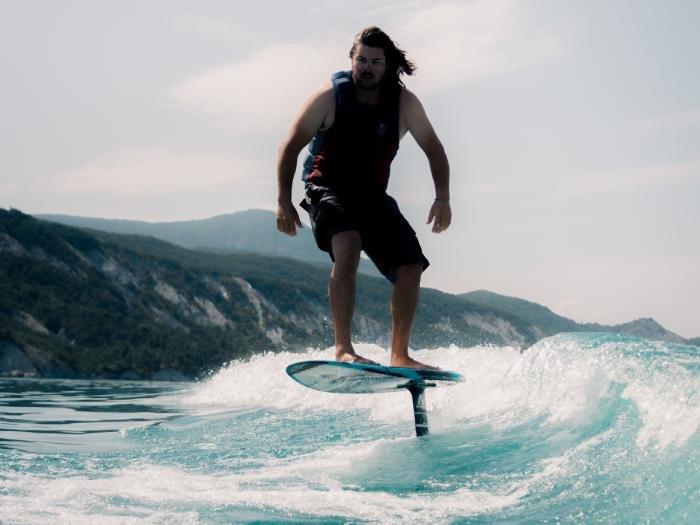 Wakefoil à Serre-Ponçon